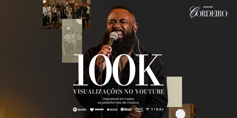 “Cordeiro”: A nova canção de Matheus Duque ganha visibilidade nas redes Sociais e playlists gospel em pouco tempo